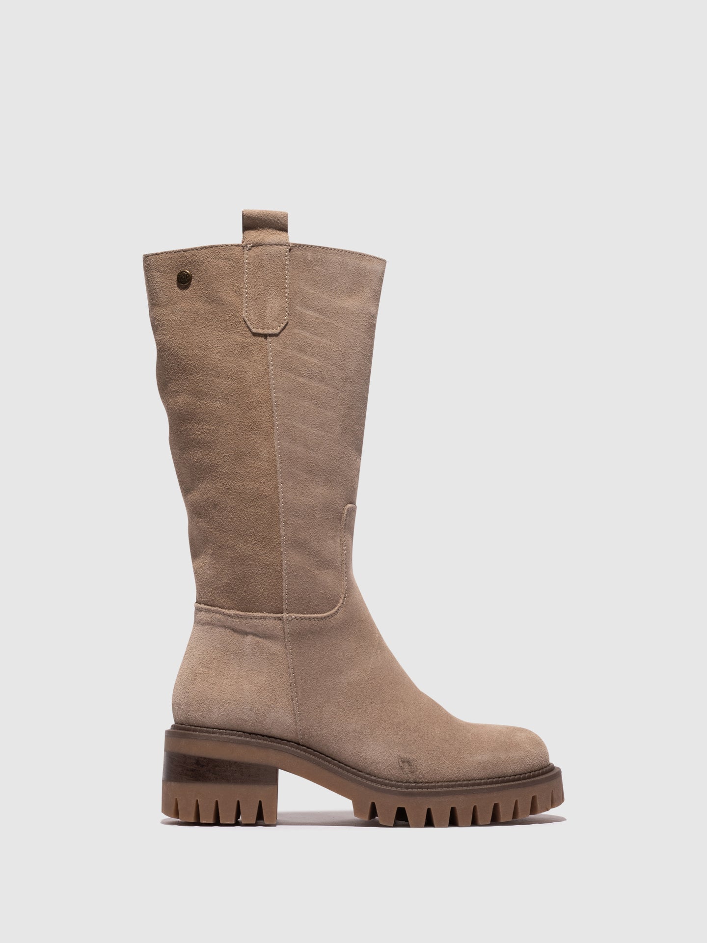 Top3 Botas com Fecho em Taupe