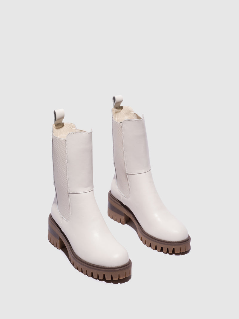 Top3 Botas com Fecho em Bege