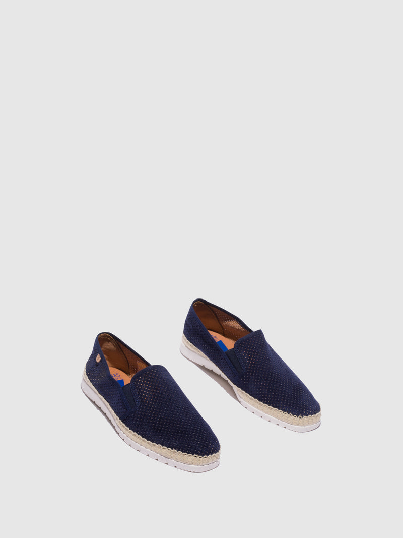 Verbenas Sapatos Loafer em Azul Marinho